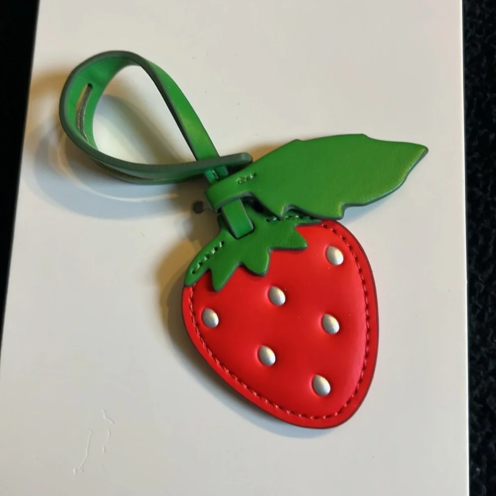 NWT Strawberry Bag Charm Keychain Lanyard - kate spade new york x Target